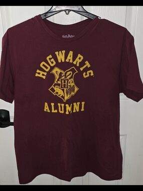 Harry Potter Hogwarts Alumni Maroon Graphic Tee